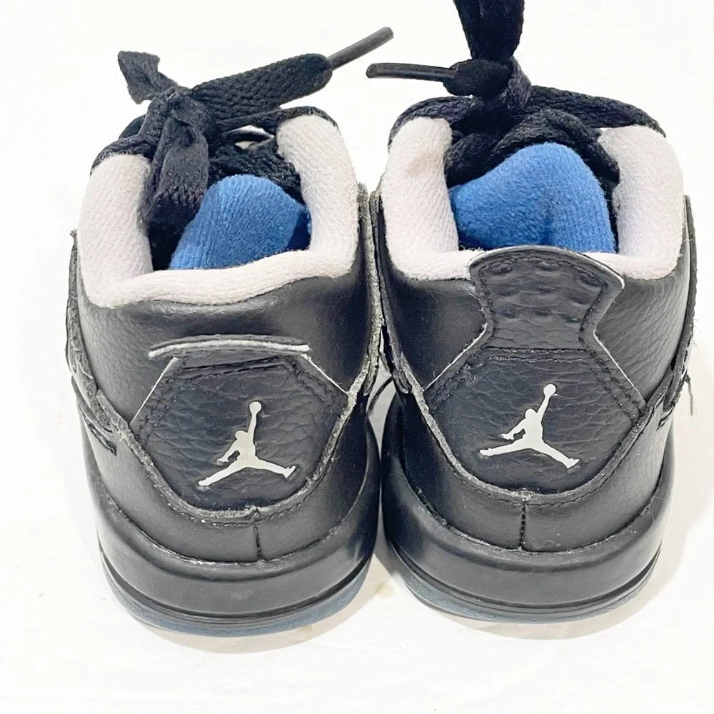Nike Air Jordan 4 IV Baby Size 6C Retro Alternate Motorsport Black Sneaker‎